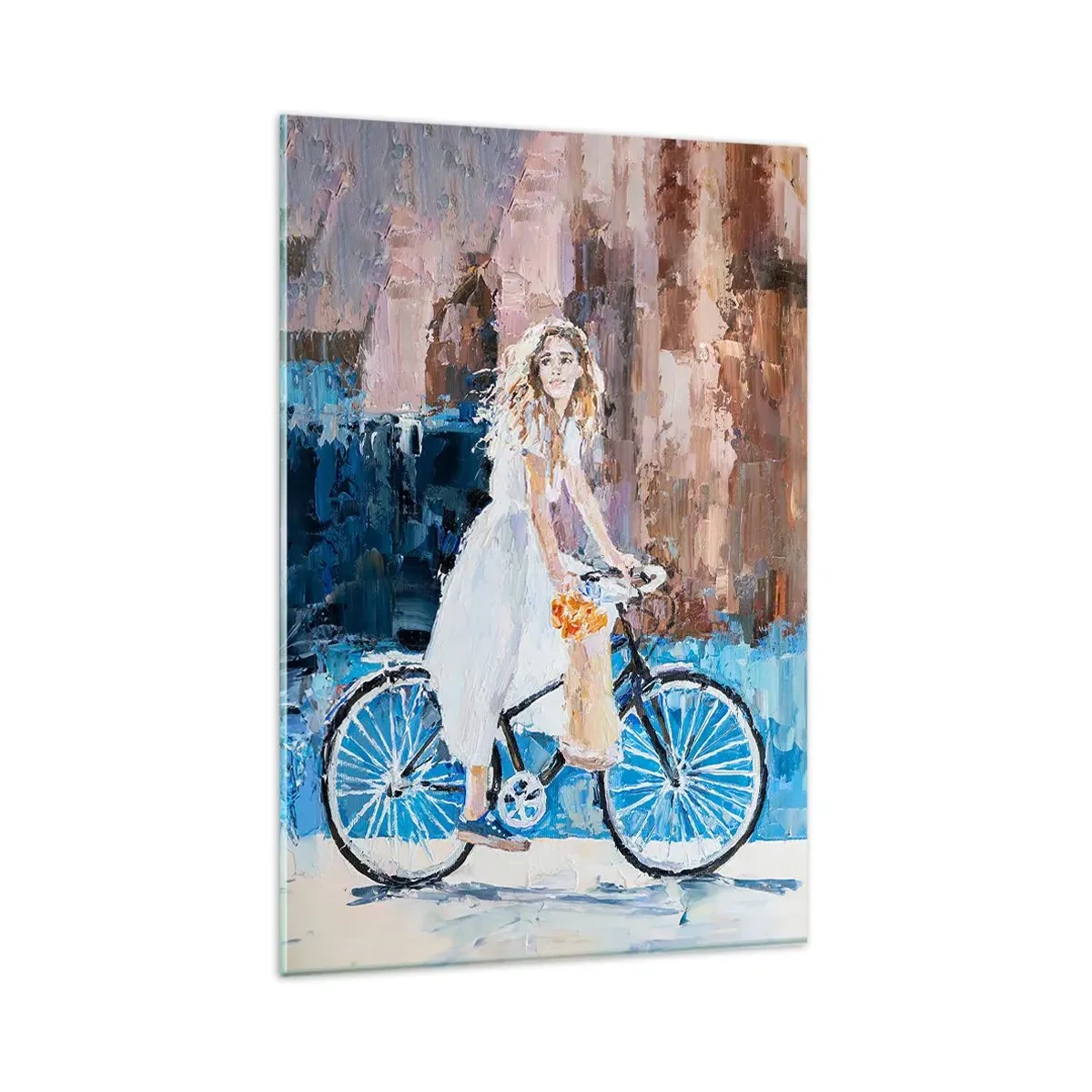 Billede på glas - Glæde om morgenen - 80x120 cm