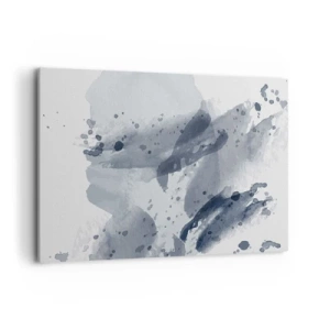 Lærredstryk - Billede på lærred - En undersøgelse af vandets natur - 120x80 cm