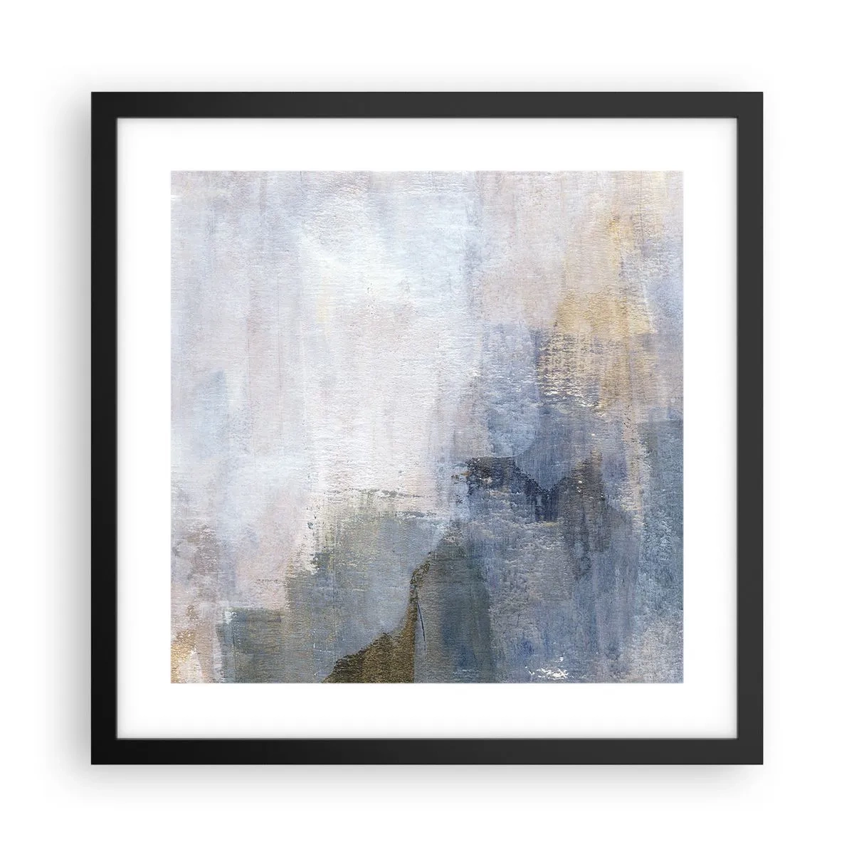 Plakat i sort ramme - Farvetoner og akkorder - 40x40 cm