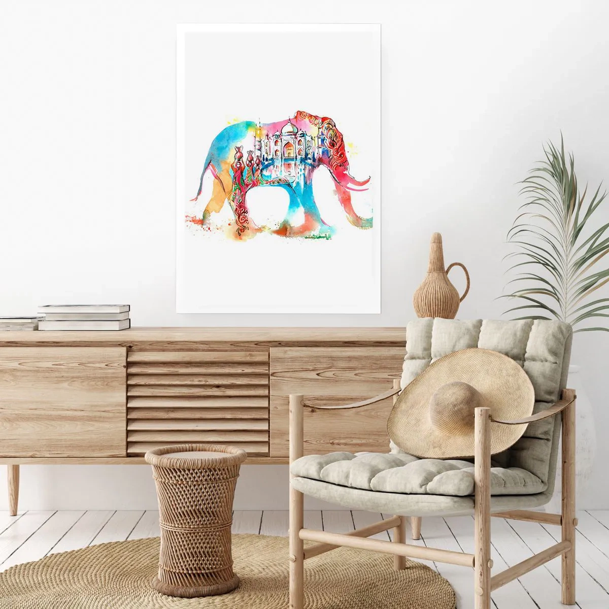 Plakat - Indien - kærlighedens aura - 50x70 cm