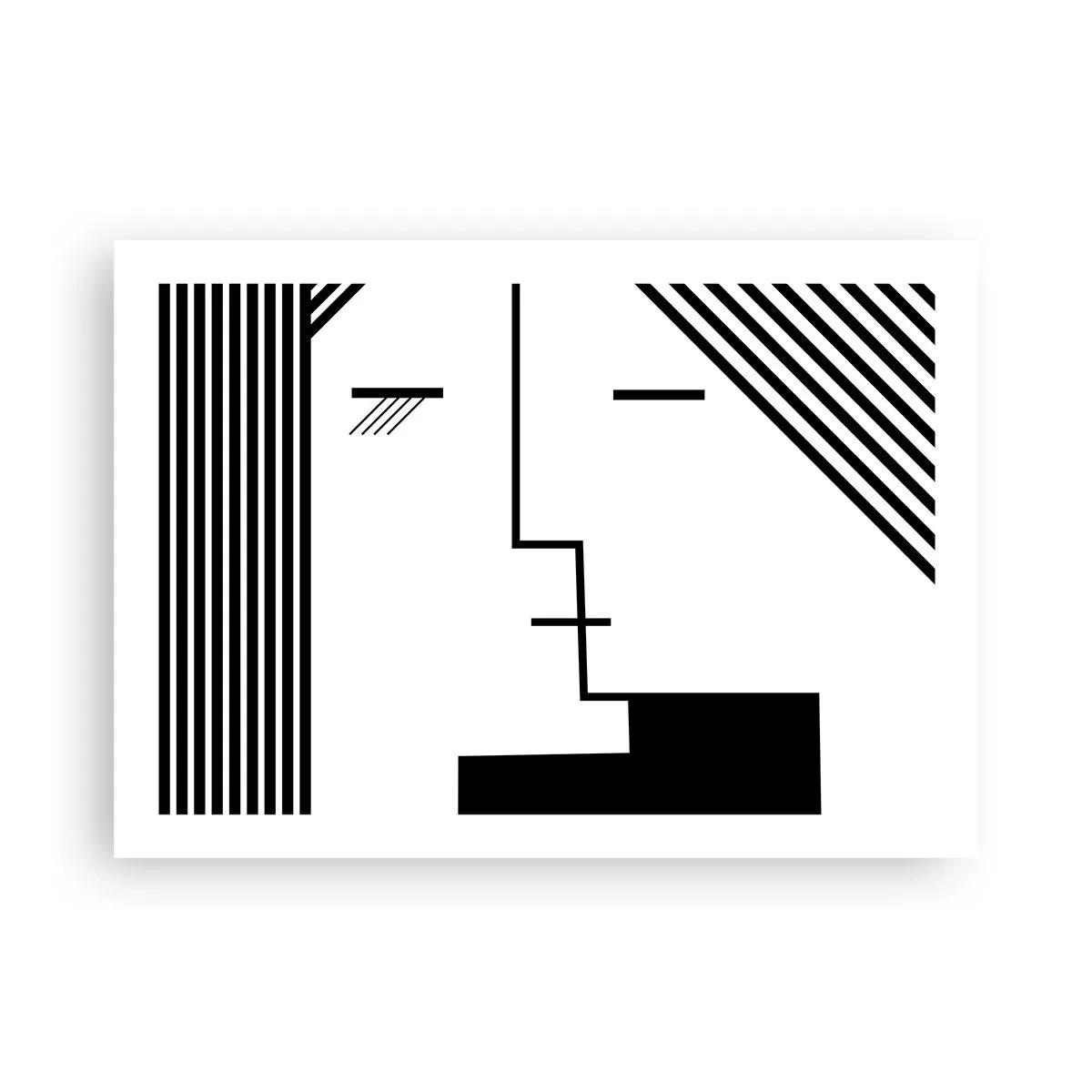 Plakat - Bare et kys - 70x50 cm