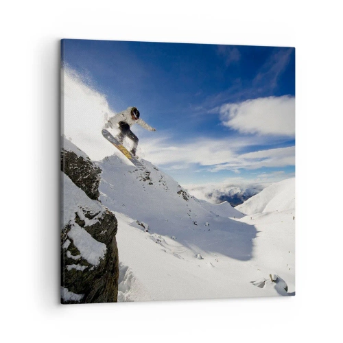 Lærredstryk - Billede på lærred - Frihed uden grænser - 50x50 cm