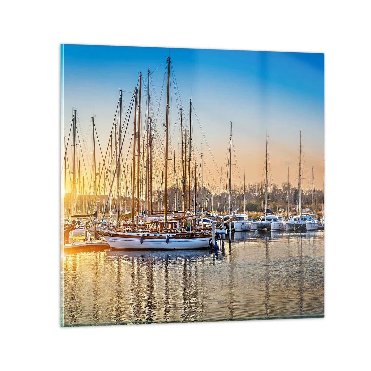 Billede på glas - Vinden skal også sove - 70x70 cm