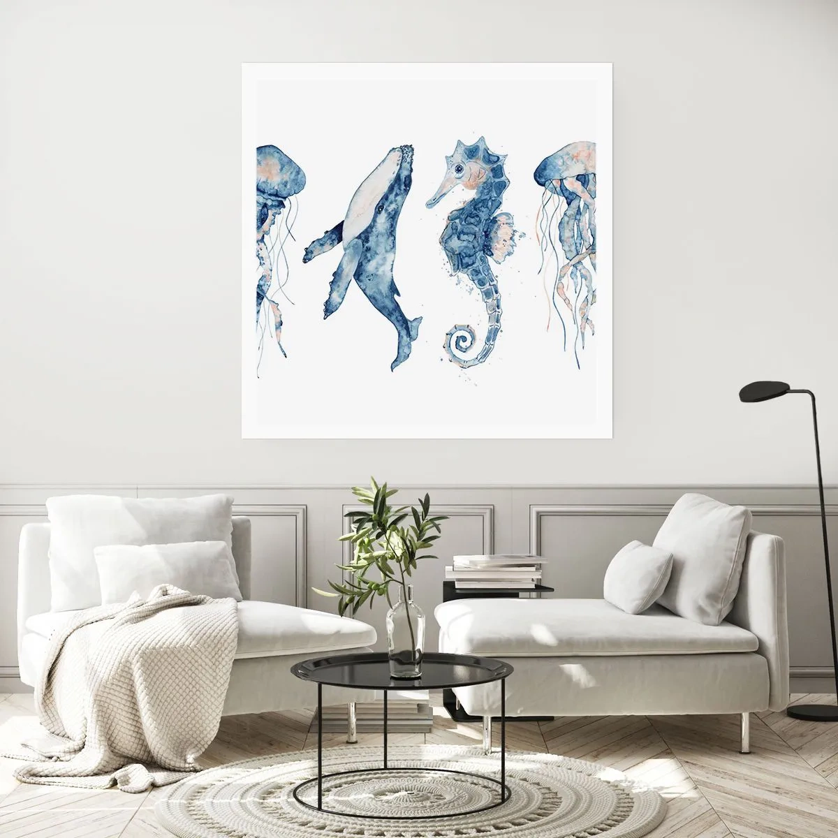 Plakat - Havets vidundere - 50x50 cm