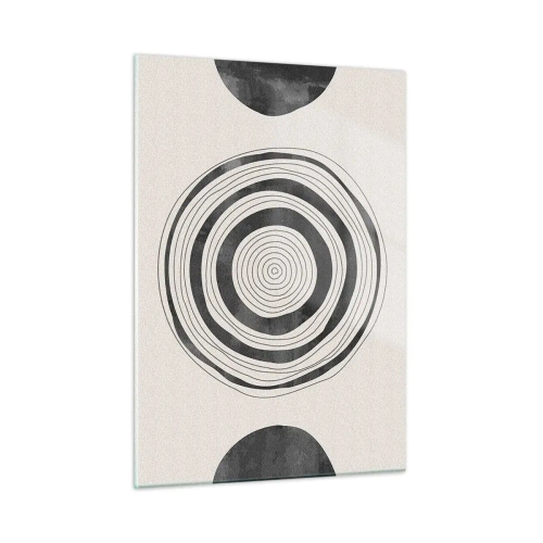 Billede på glas - Det vigtige er det, der er imellem - 50x70 cm