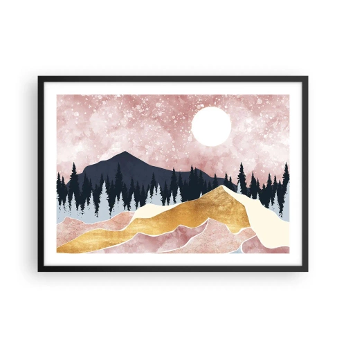 Plakat i sort ramme - Nattevagt - 70x50 cm