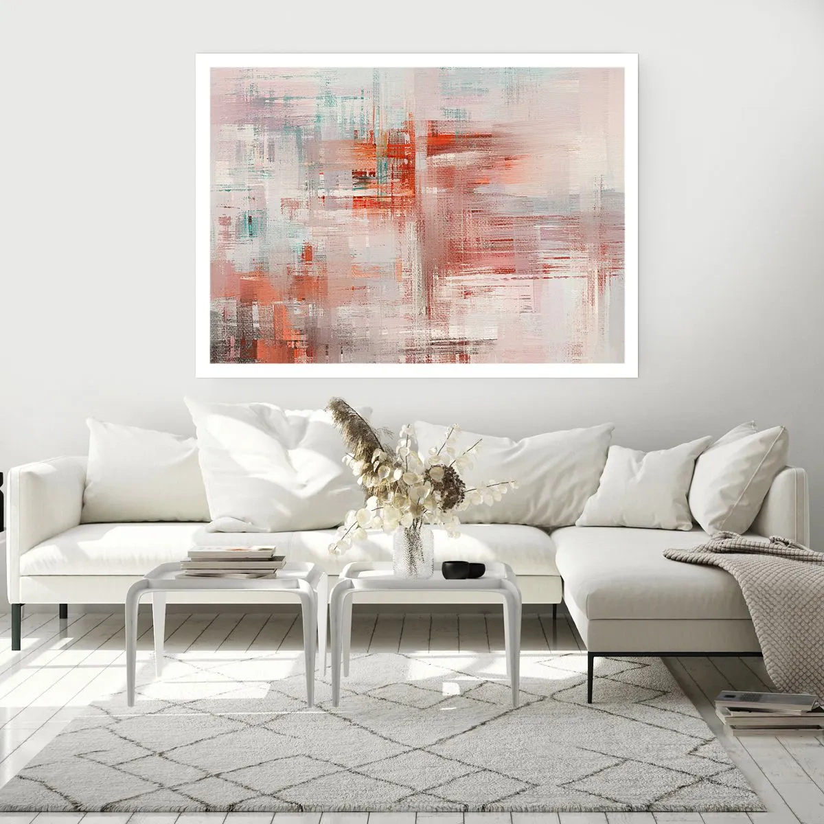 Plakat - Diset. Hvor er dog det lyserødt - 100x70 cm