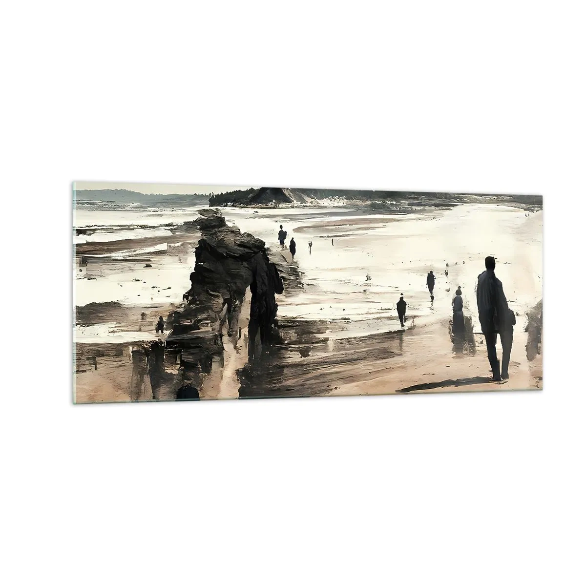 Billede på glas - Indkaldt - 100x40 cm