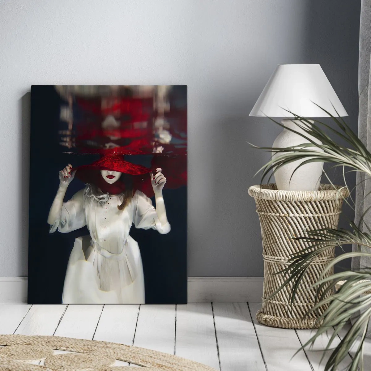 Lærredstryk - Billede på lærred - Vidunderkvinden - 55x100 cm