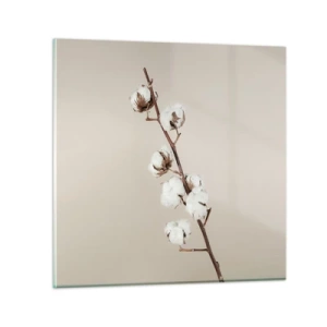 Billede på glas - Ved kilden til blødhed - 50x50 cm