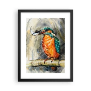 Plakat i sort ramme - Naturens lov - 30x40 cm