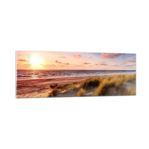 Billede på glas - Luften dufter allerede af sommer - 90x30 cm