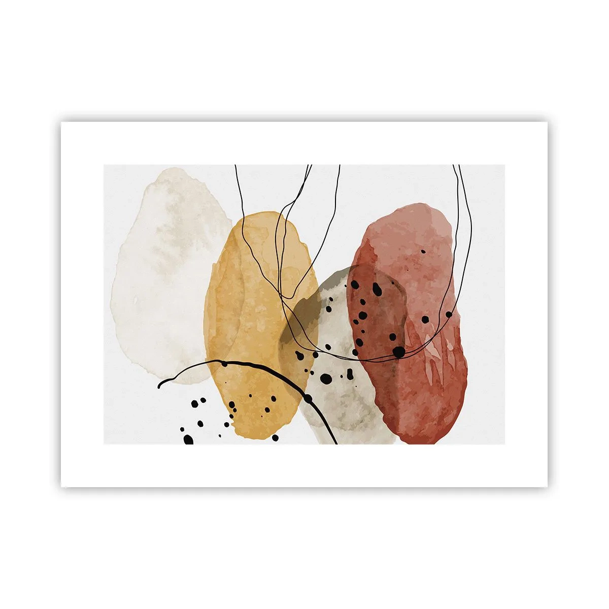 Plakat - Som lys, klar luft - 40x30 cm