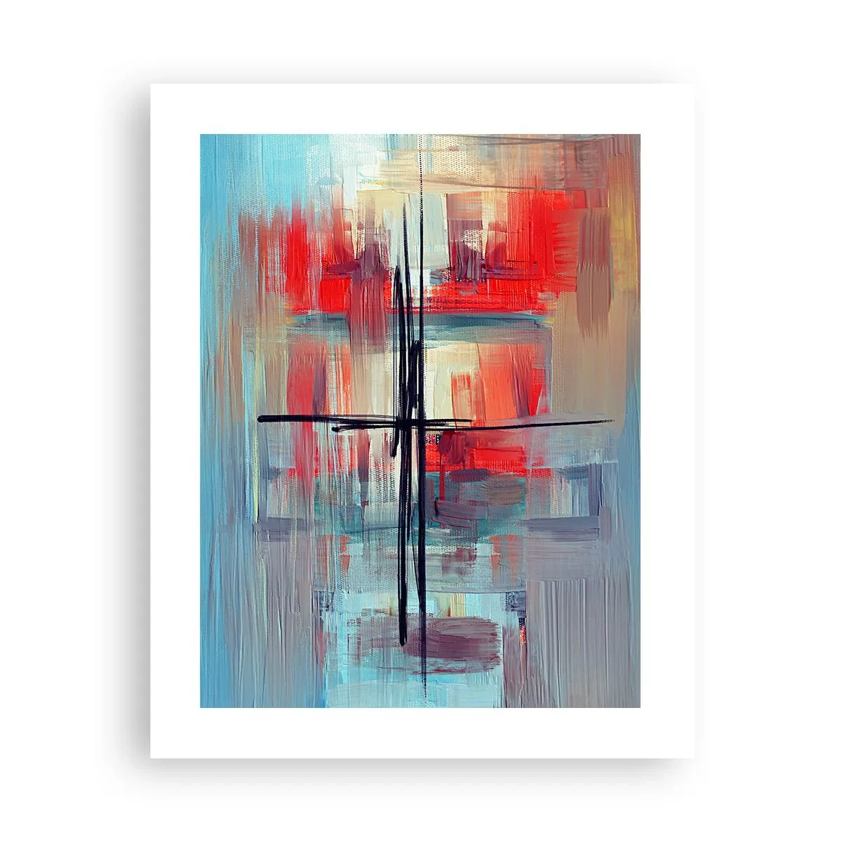 Plakat - Landskab i en ukendt dimension - 40x50 cm