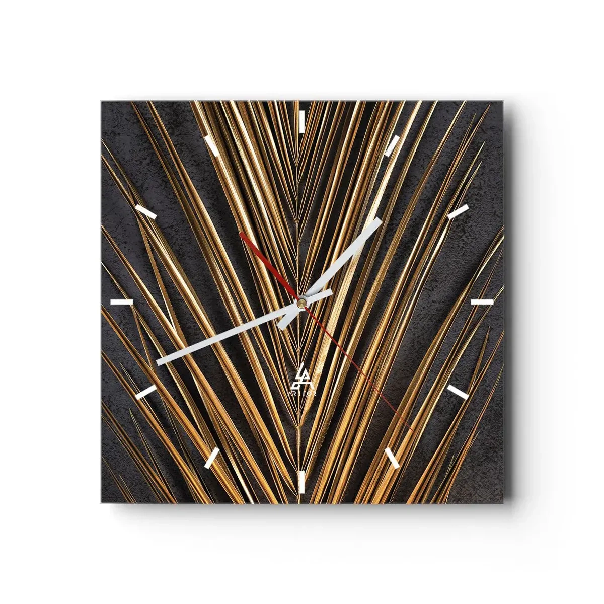 Vægur, Uret - Tropernes guld - 30x30 cm