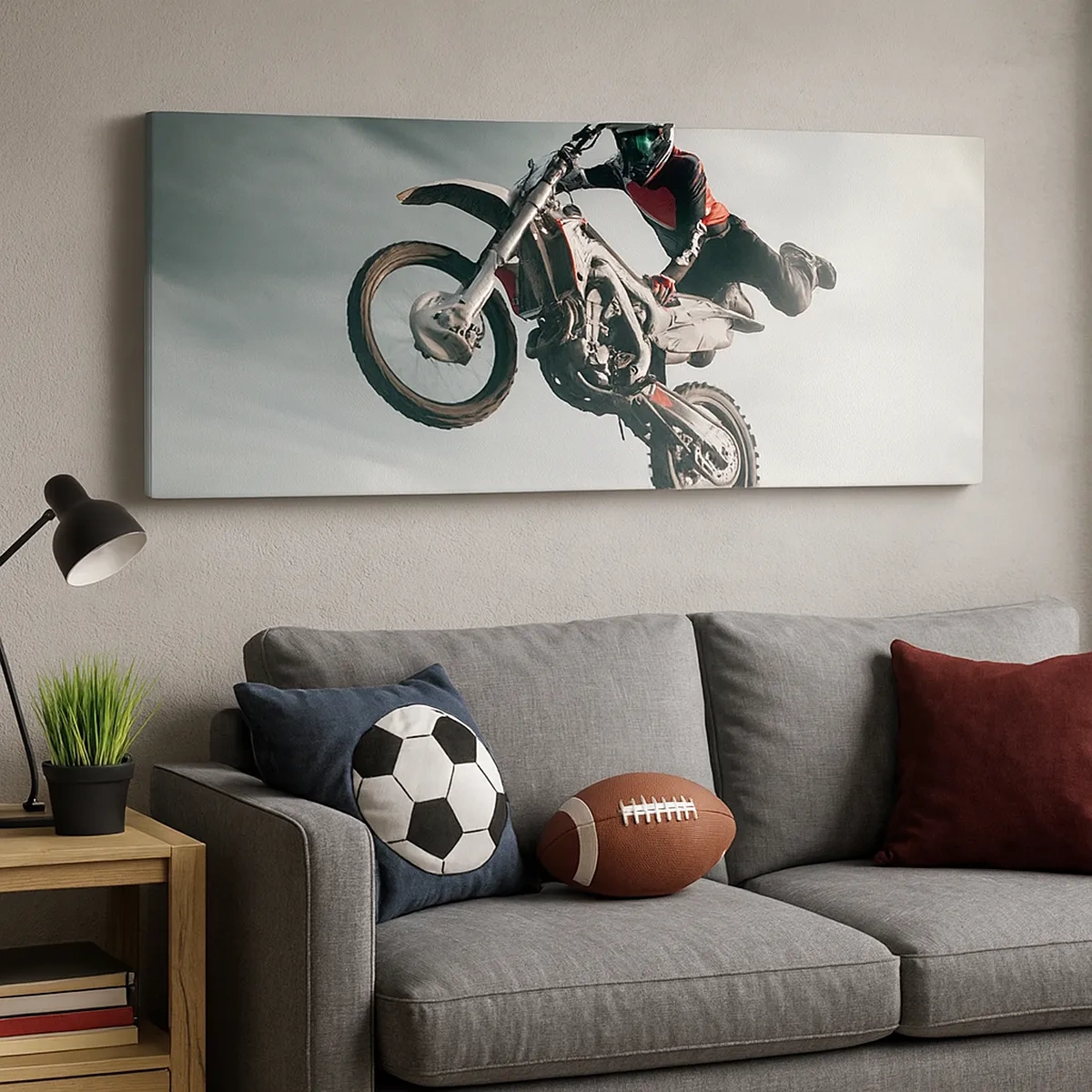 Lærredstryk - Billede på lærred - Ingen sjov uden risiko - 30x30 cm