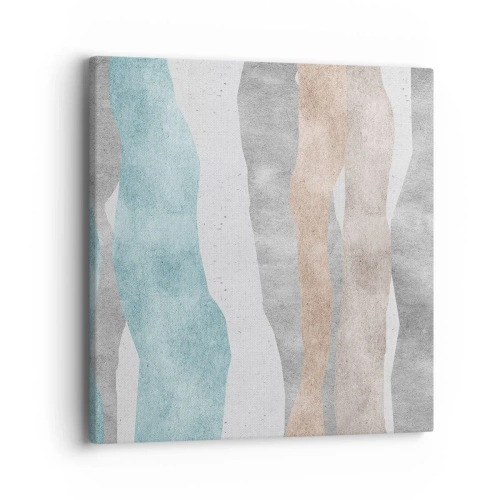 Lærredstryk - Billede på lærred - En undersøgelse af intimitet - 40x40 cm
