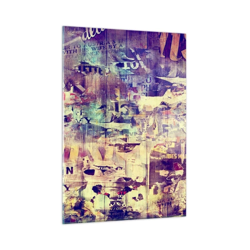 Billede på glas - Og det er alt, hvad der vil være tilbage - 50x70 cm