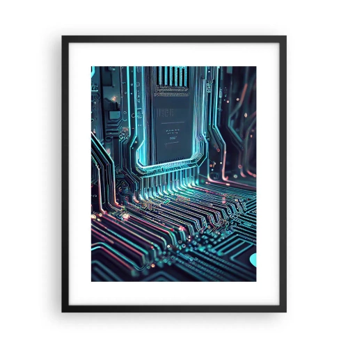 Plakat i sort ramme - Jeg tror... - 40x50 cm