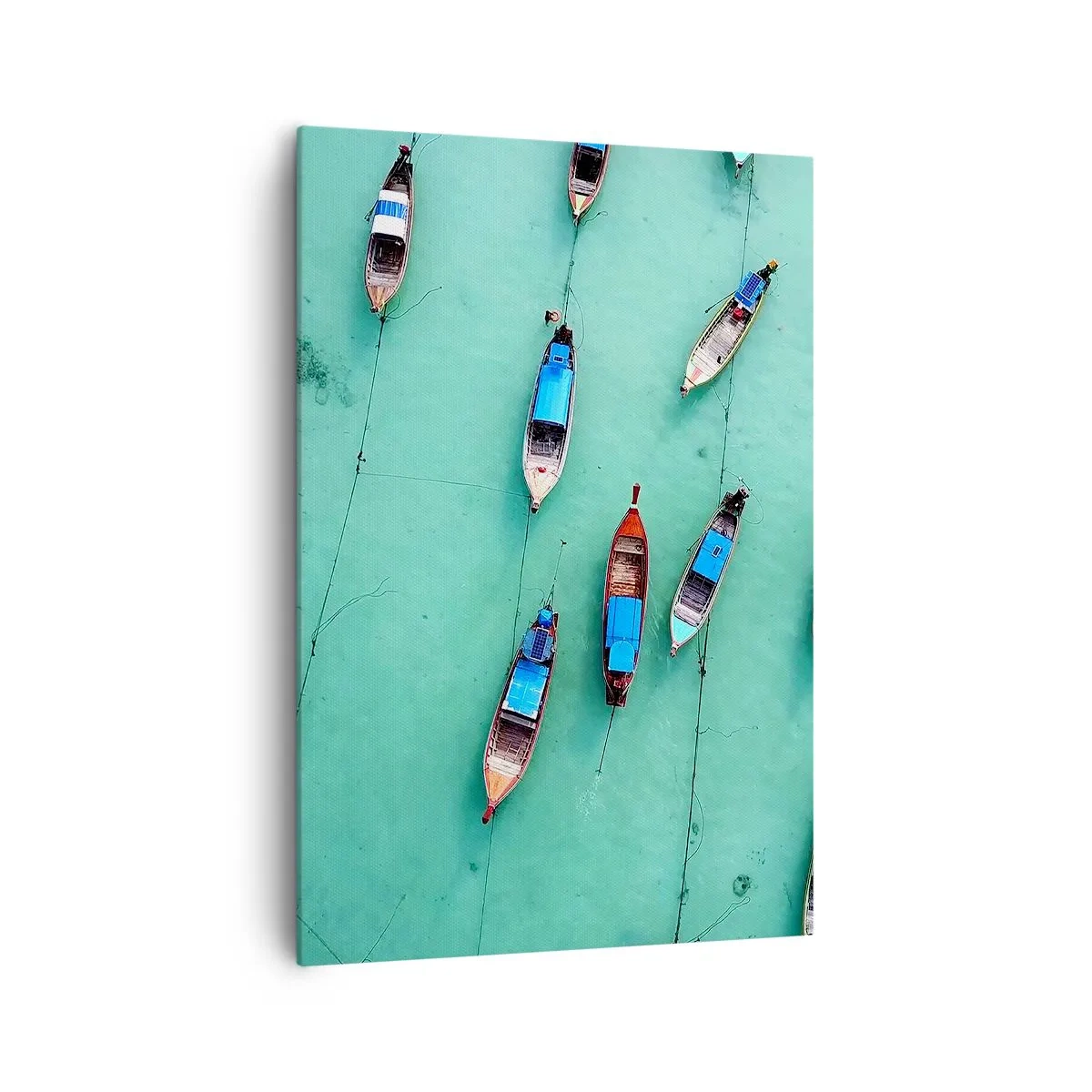 Lærredstryk - Billede på lærred - I glædelig forventning - 70x100 cm