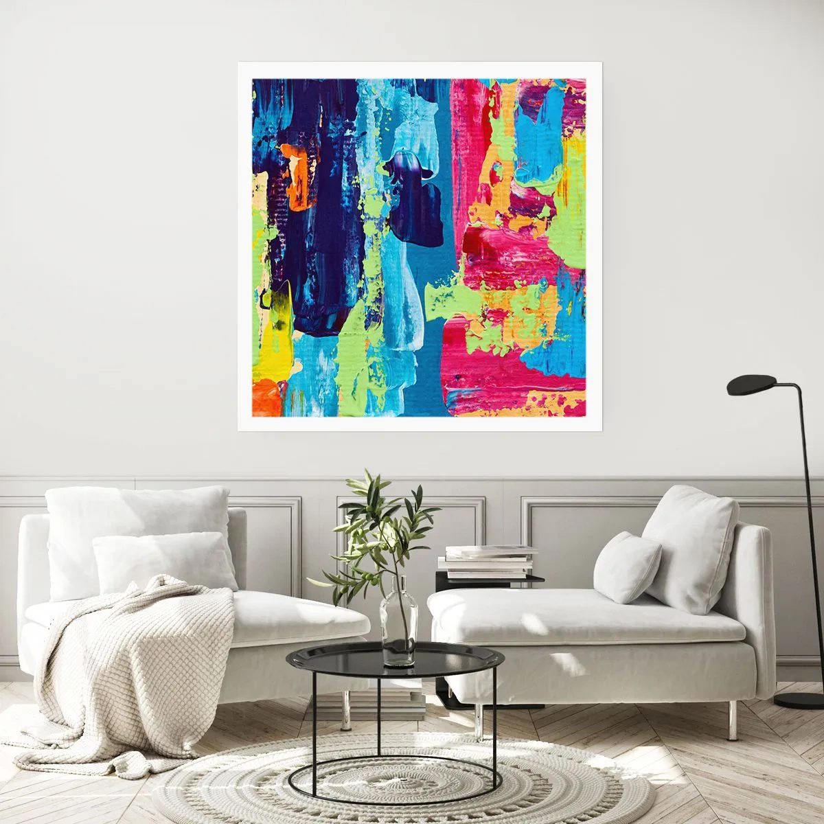 Plakat - Livet er smukt! - 60x60 cm