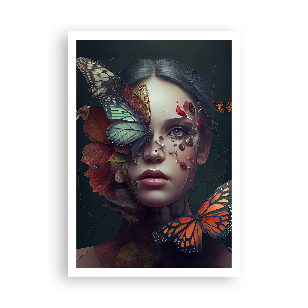 Plakat - En vidunderlig metamorfose - 70x100 cm