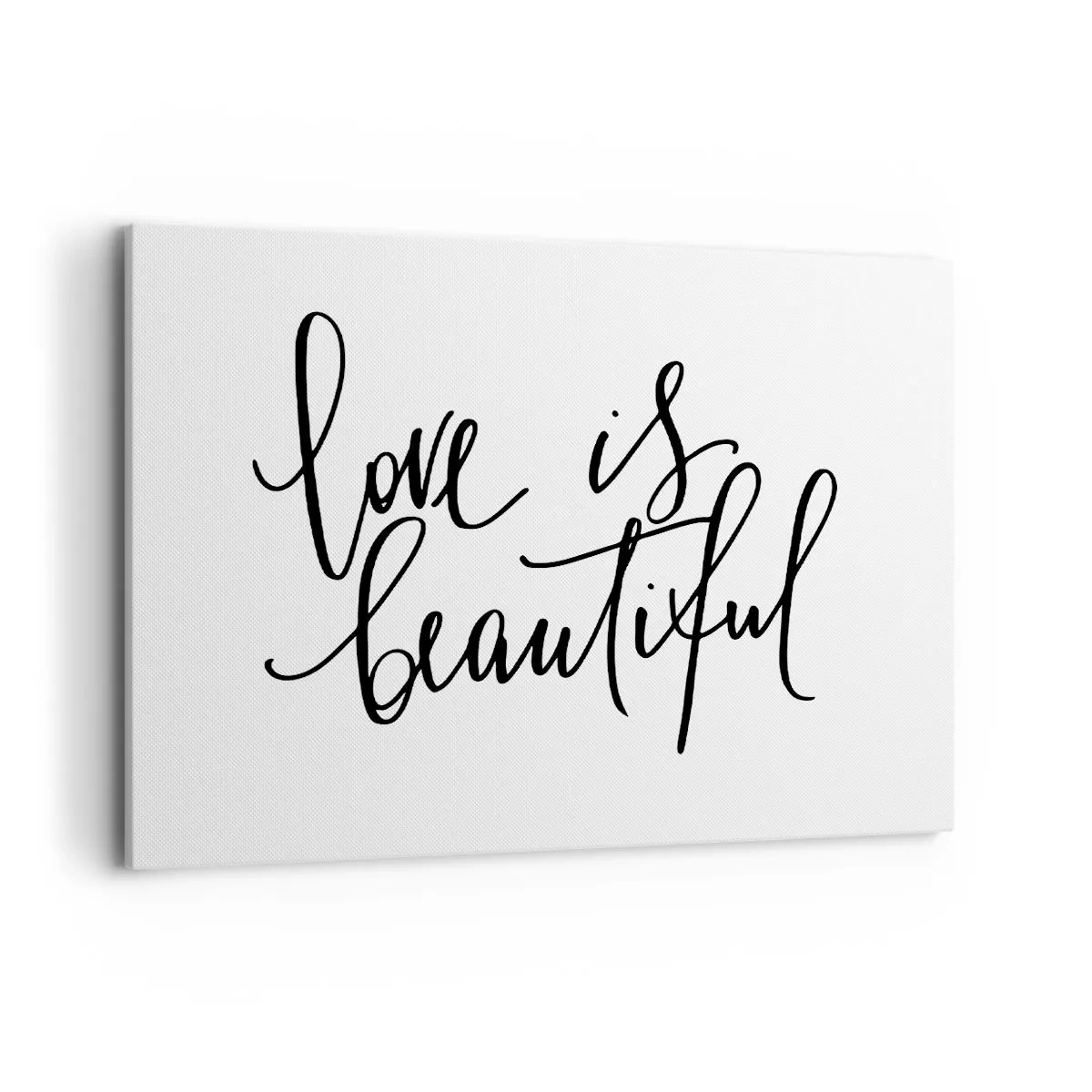 Lærredstryk - Billede på lærred - Læs og gentag - 100x70 cm