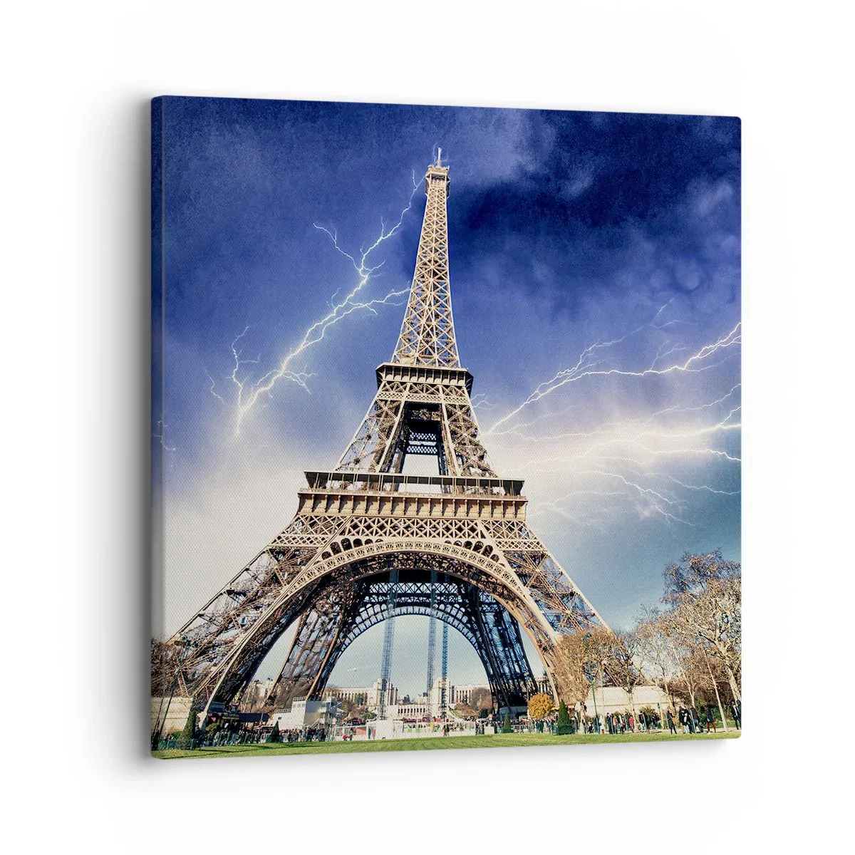 Lærredstryk - Billede på lærred - Stormens herskerinde - 30x30 cm