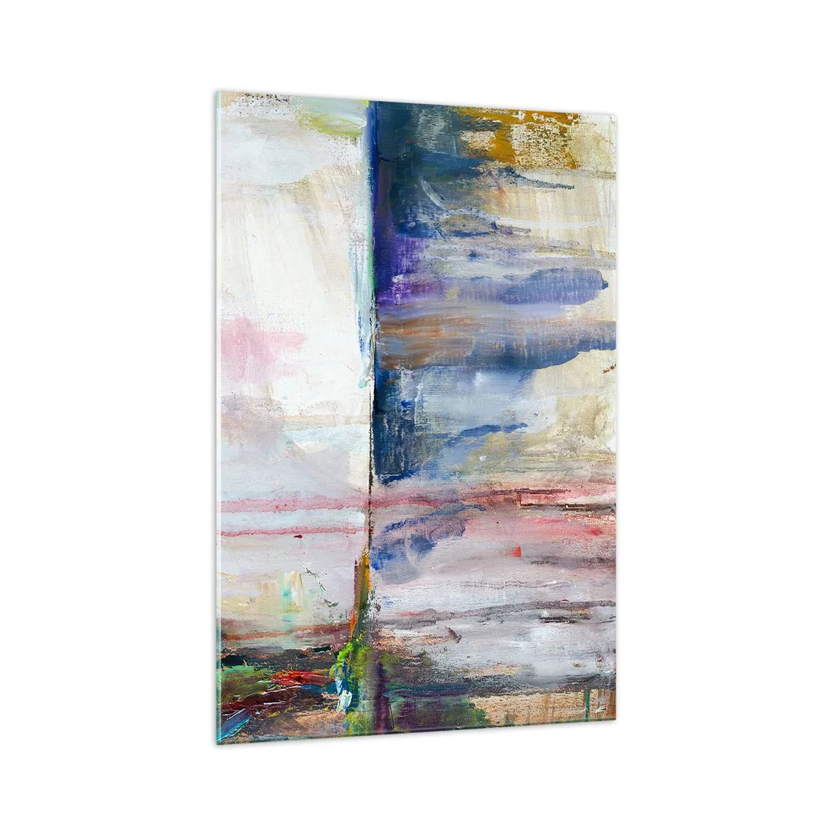 Billede på glas - Farverige indtryk og associationer - 70x100 cm