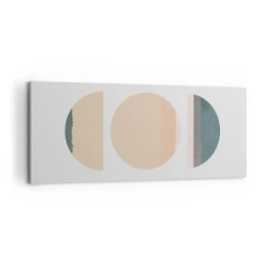 Lærredstryk - Billede på lærred - Hjul for hjul - 100x40 cm