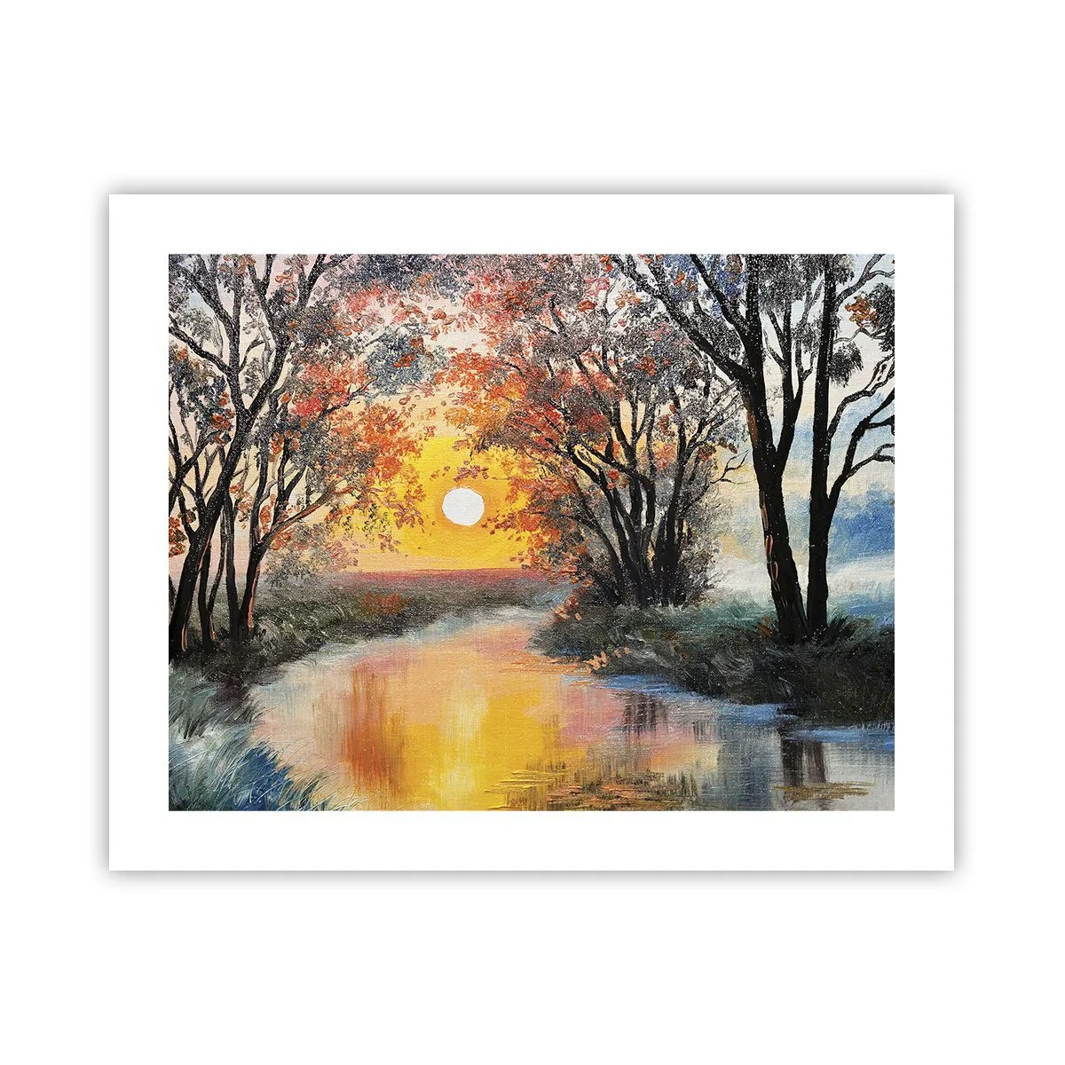 Plakat - Efterårs atmosfære - 50x40 cm
