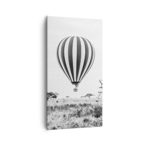 Lærredstryk - Billede på lærred - Over savannen - 55x100 cm