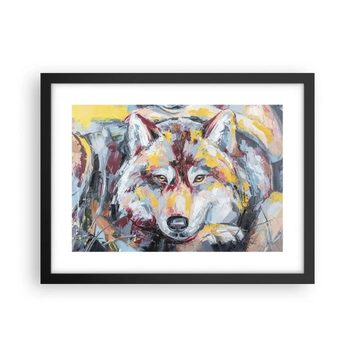 Plakat i sort ramme - Fred blandt kære - 40x30 cm