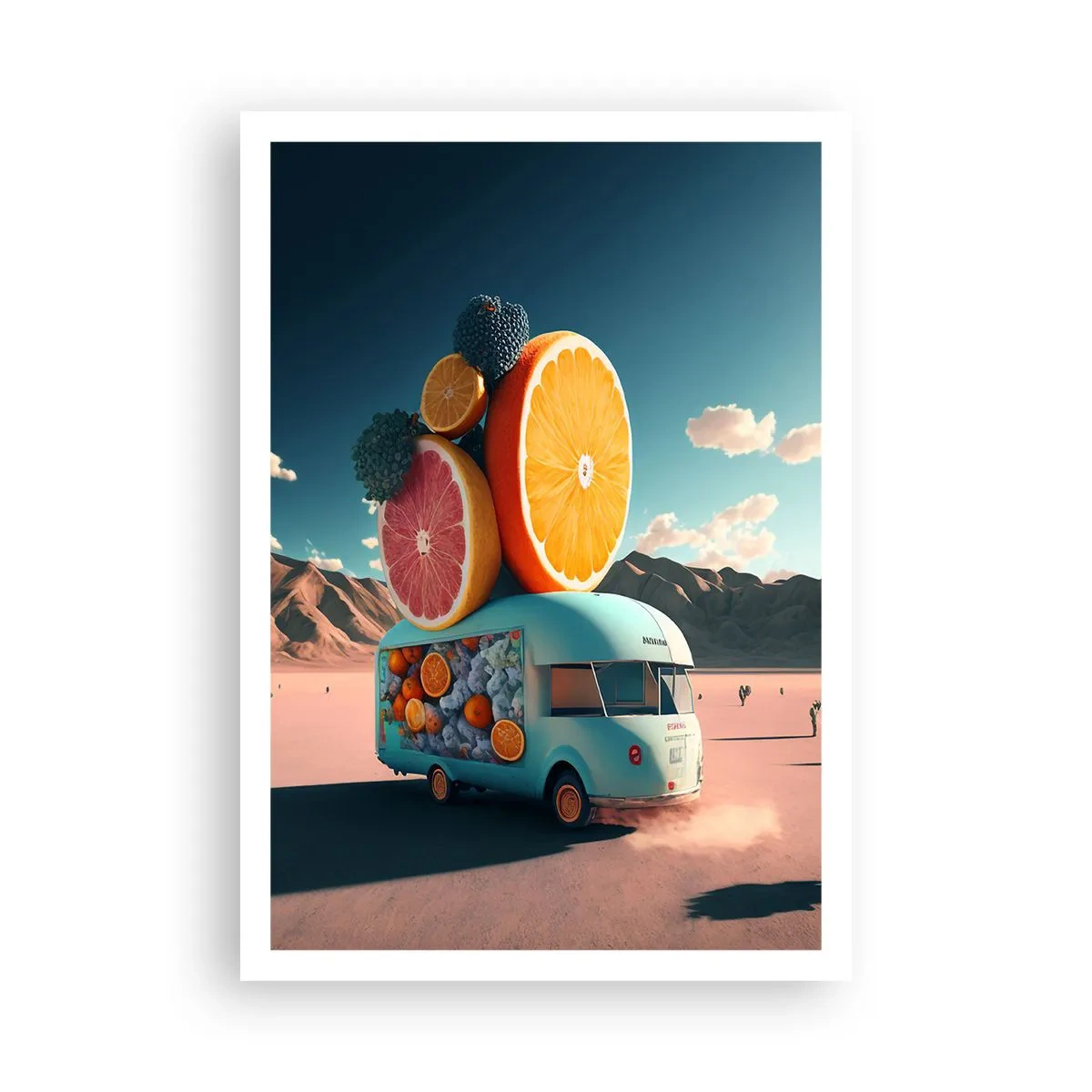 Plakat - En smag af ferie - 70x100 cm