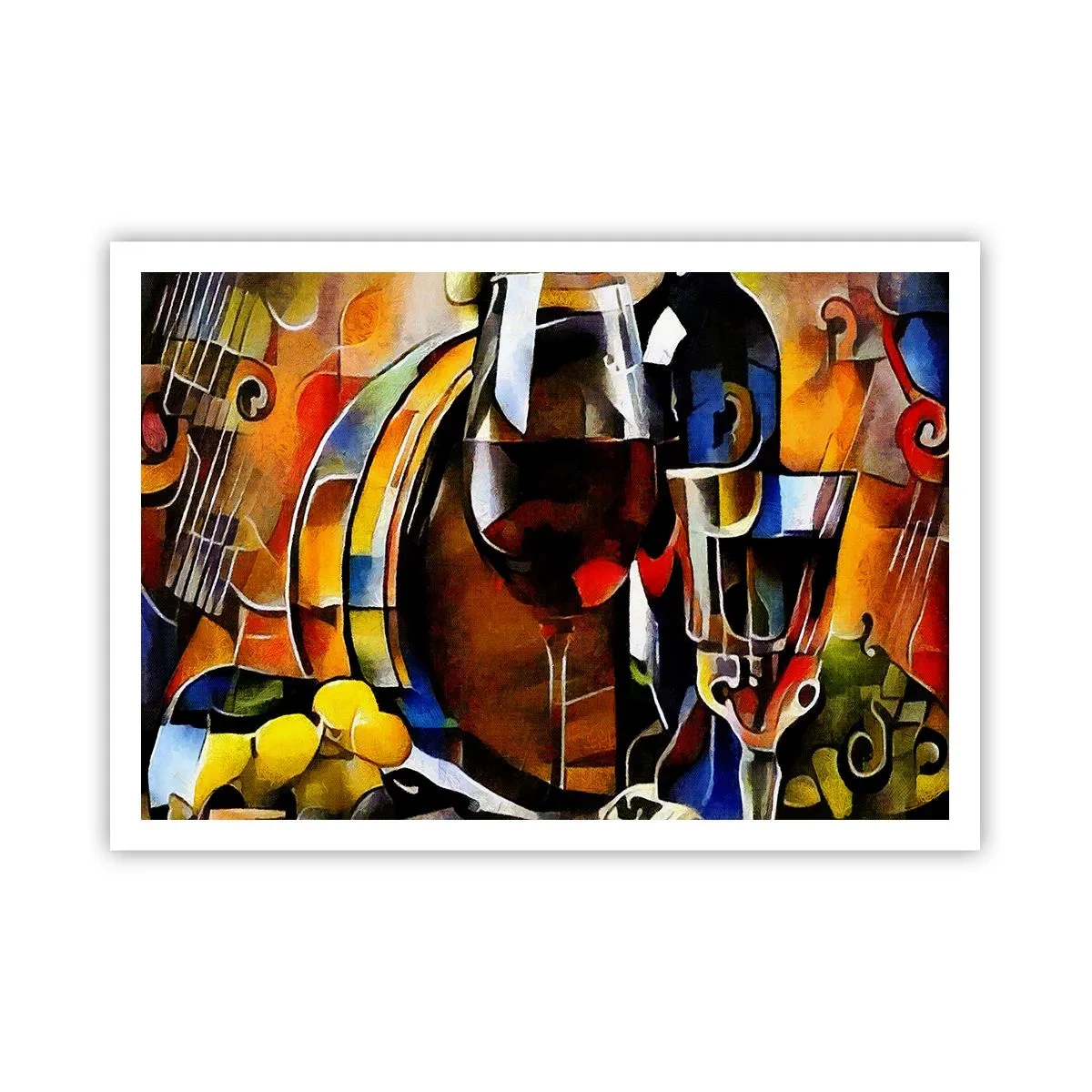 Plakat - Og verden bliver mere farverig - 100x70 cm