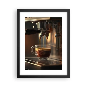 Plakat i sort ramme - En sensuel blanding - 30x40 cm
