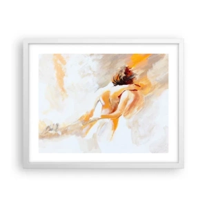 Plakat i hvid ramme - I himlen af nærhed - 50x40 cm