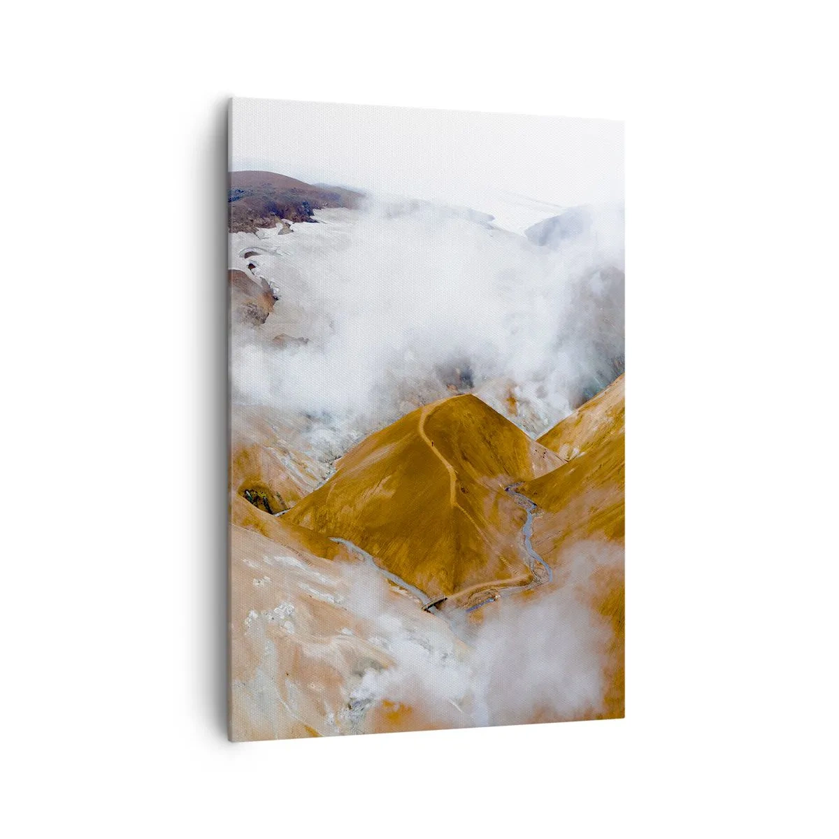 Lærredstryk - Billede på lærred - Den rå skønhed i Island - 70x100 cm