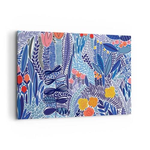 Lærredstryk - Billede på lærred - Hawaiiansk have - 100x70 cm