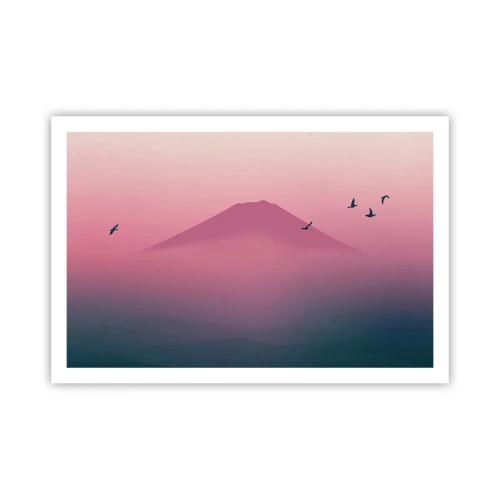 Plakat - Vandrer over skyerne - 91x61 cm
