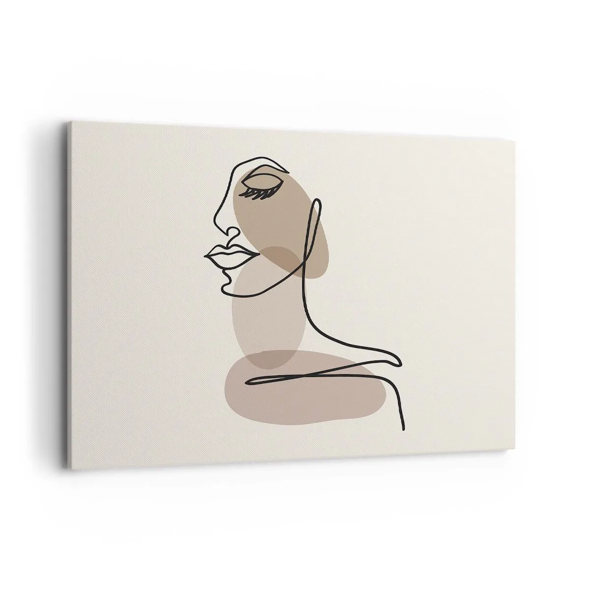 Lærredstryk - Billede på lærred - En vis linje af skønhed - 100x70 cm