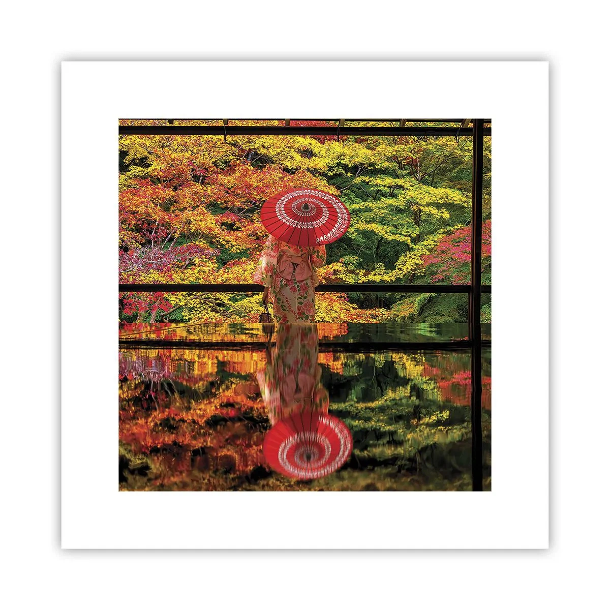 Plakat - I naturens tempel - 30x30 cm