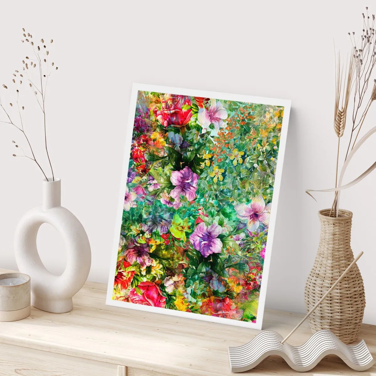 Plakat - Ind i blomsterne ved fortabelse - 61x91 cm
