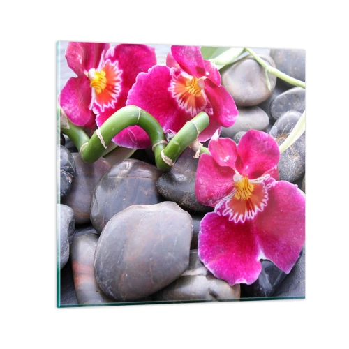 Billede på glas - Kulde og varme - 60x60 cm