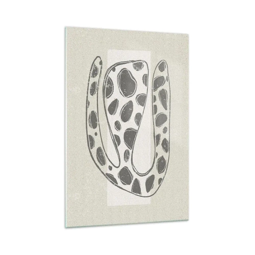 Billede på glas - Bizart væsen - 70x100 cm