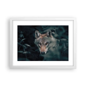 Plakat i hvid ramme - Jæger - 40x30 cm