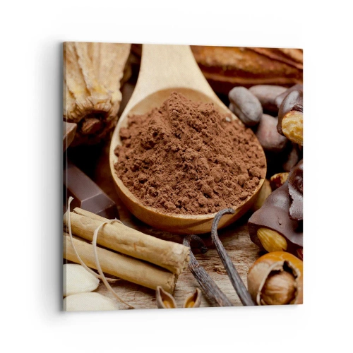 Lærredstryk - Billede på lærred - Bedst mod tristhed - 70x70 cm