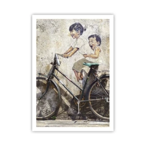 Plakat - Sandt eller falsk? - 70x100 cm