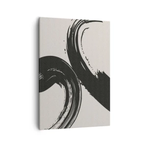 Lærredstryk - Billede på lærred - Fejende og cirkulær - 50x70 cm