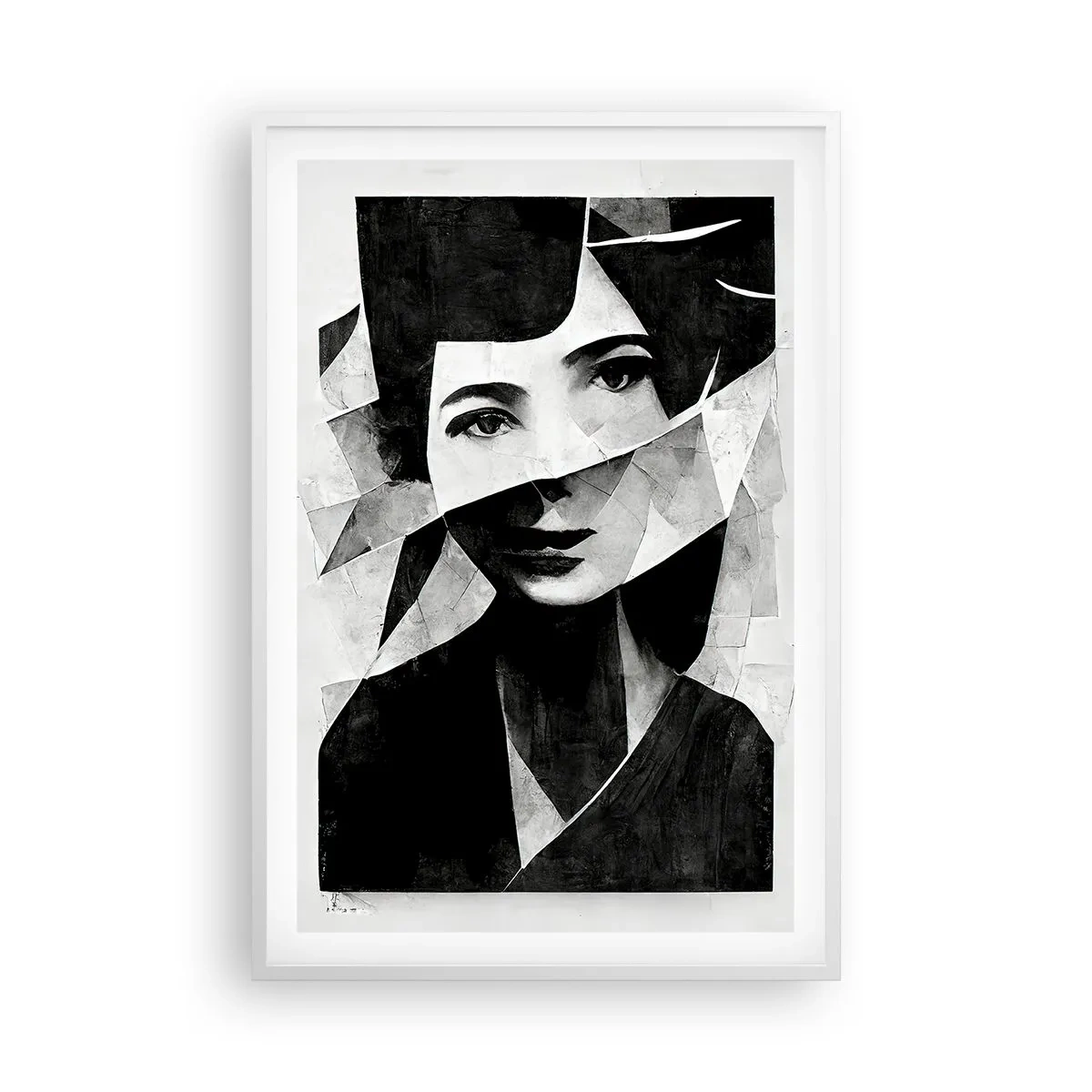 Plakat i hvid ramme - I sandhed hvad du er... - 61x91 cm